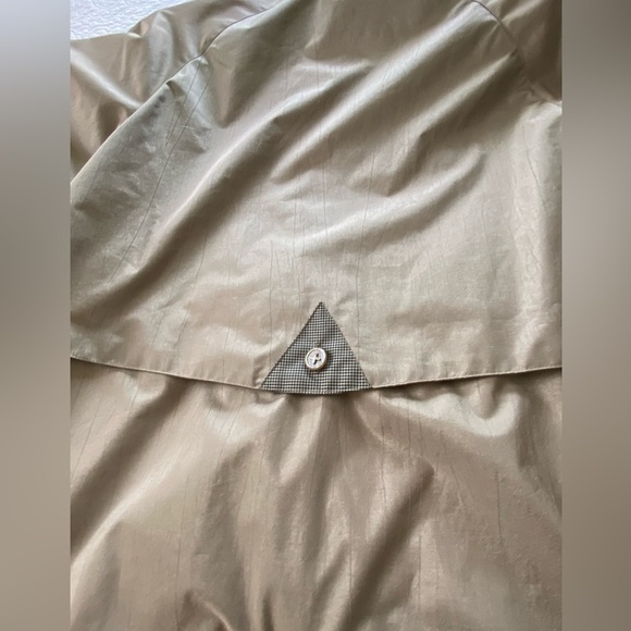 Mariel 80’s/90’s Vintage Raincoat Taupe Size Small - Picture 11 of 15
